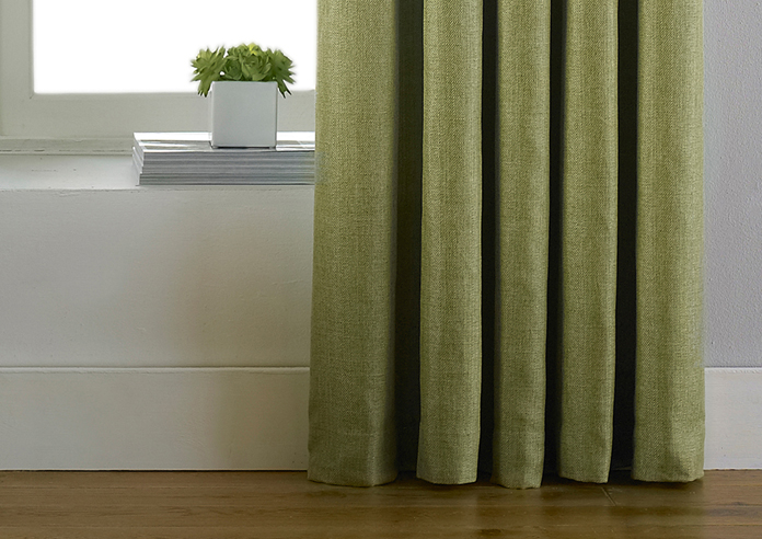 Atlantic Eyelet, Green - Ready Made Curtains - Image 6